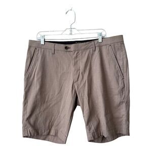 Ted Baker Shorts‎ Mens 40R Tan Beige Chino Casual Preppy Pockets NWOT